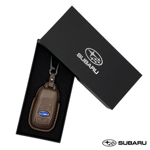 Subaru leather key case - Leather Brut